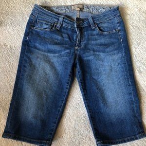 Paige Premium Denim Canyon Knee Length Shorts Size